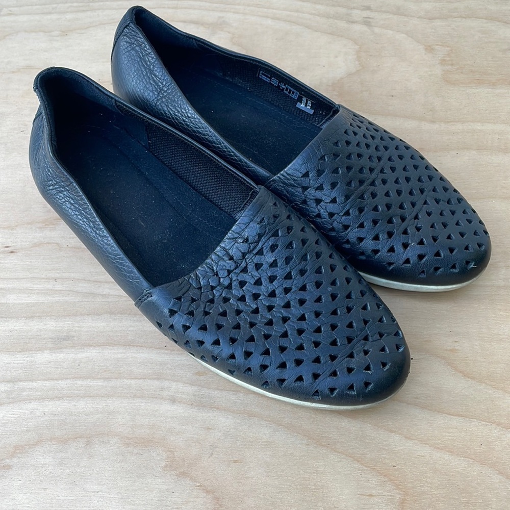 ECCO Touch Ballerina 2.0 Leather Slip Ons size 7 US 38 EU
